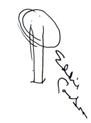 Eddie Carlson doodle for space needle