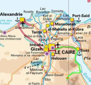 itinéraire monastères map