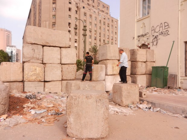 check point Le Caire