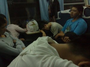 dans le train chinois