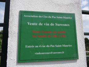 vigne de Suresnes